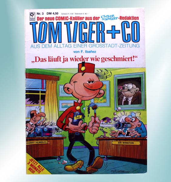 TOM TIGER + CO Nr. 3 (1984) – Comic-Kult von F. Ibáñez | hoppla-stuff.de